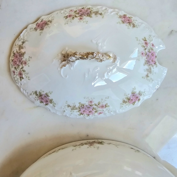 Vintage Limoges France 1896 Elite soup turreen + lid - Picture 13 of 16